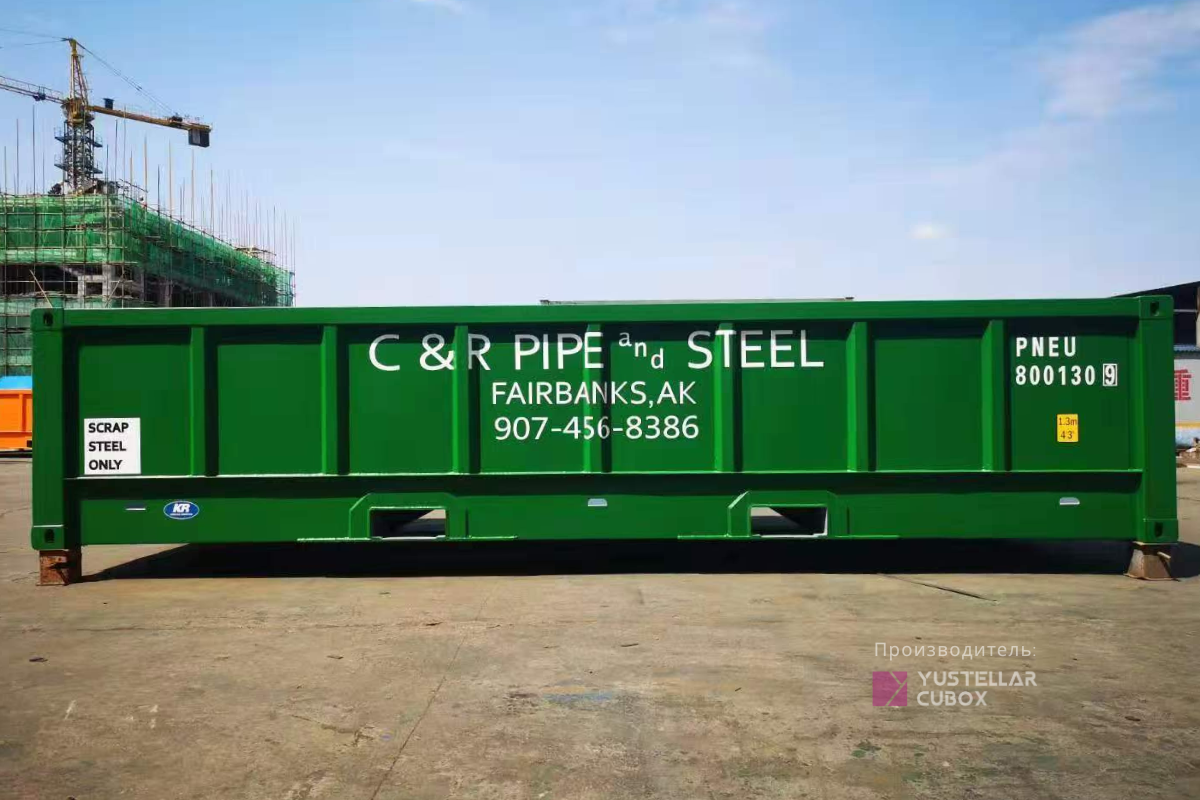 Полувысотный Open Top контейнер — вид 1