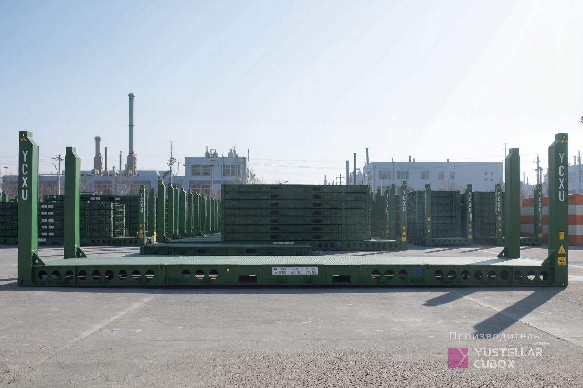 Контейнер Flat Rack 40ft — вид 1