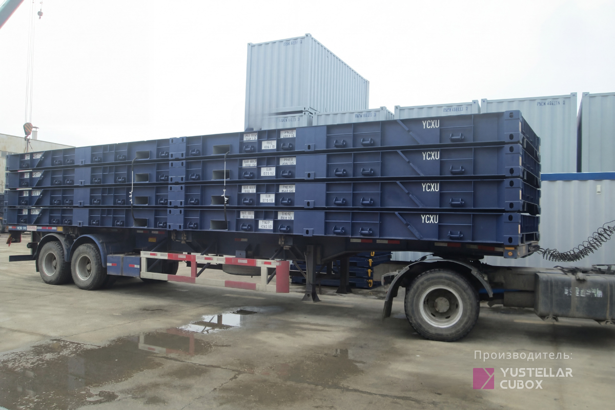 Платформенный контейнер 40ft — вид 2