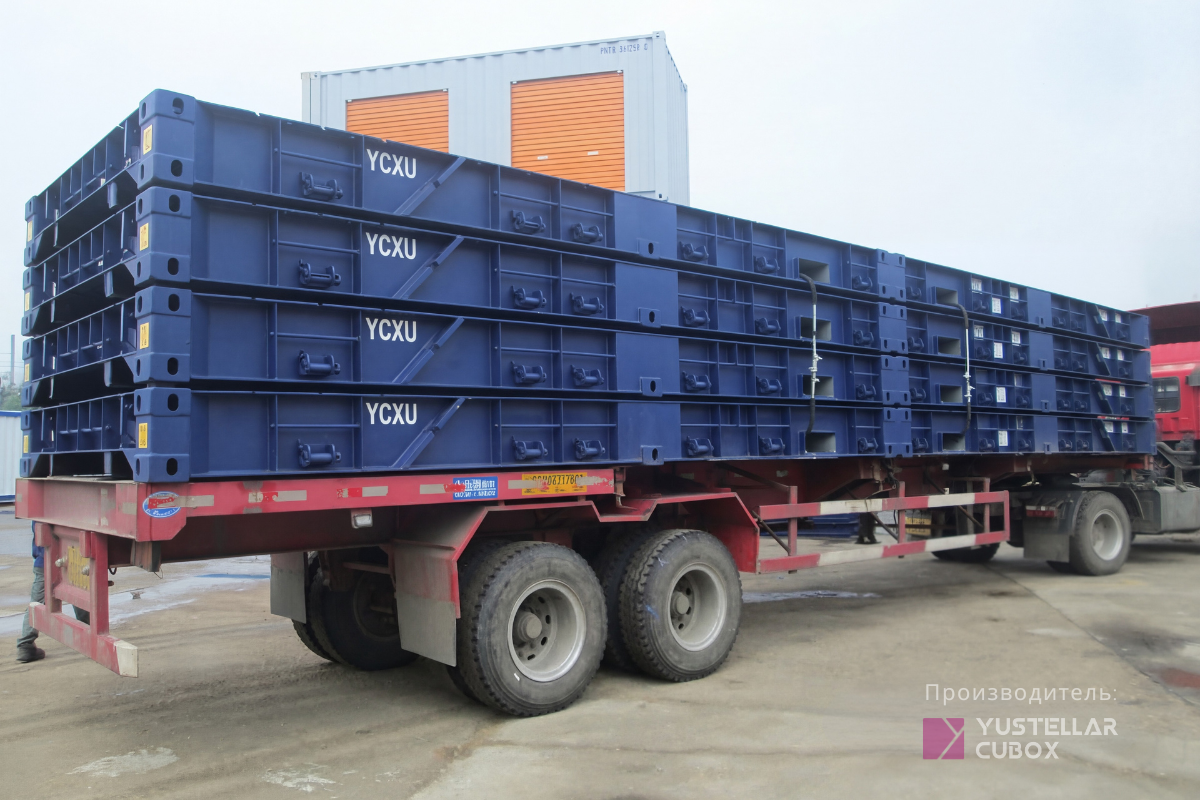 Платформенный контейнер 40ft — вид 1